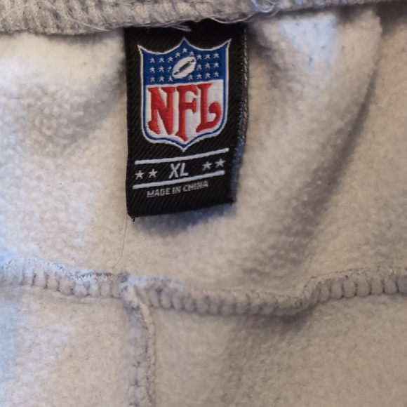 NFL Gray Athletic Sweat Shorts with Soft Cotton-Blend - Picture 2 of 3